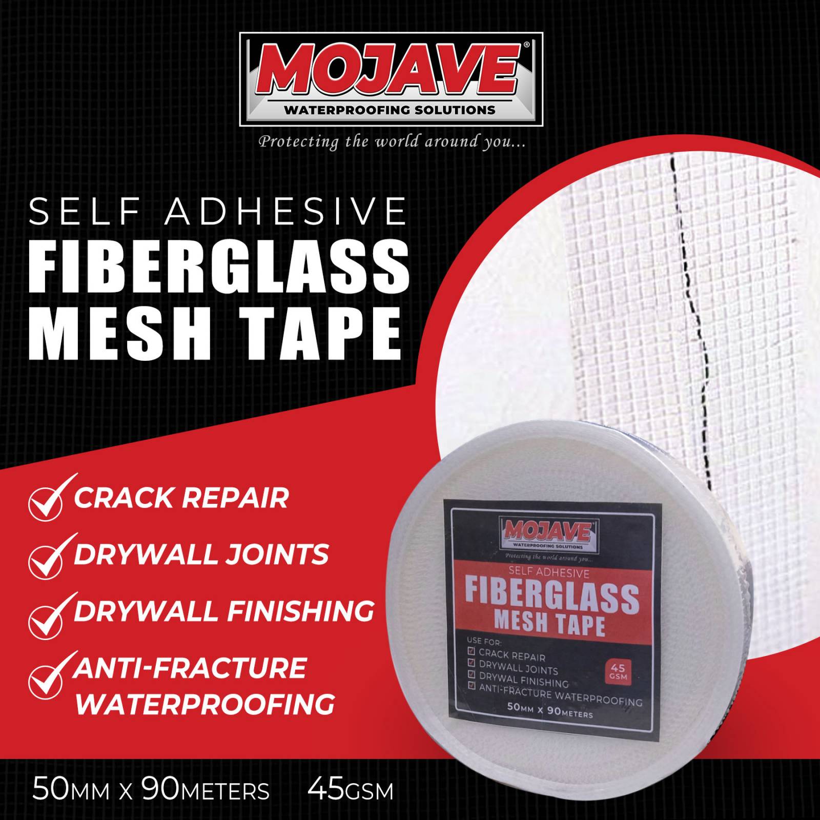 Fiberglass Mesh Tape